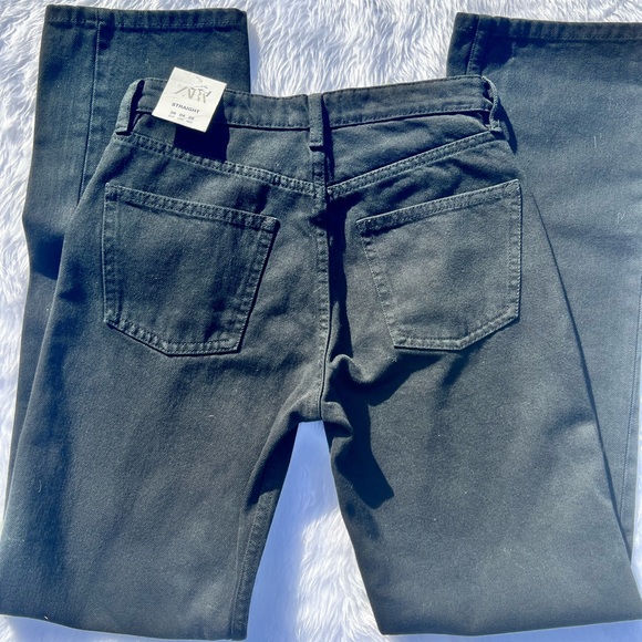 NWT Zara Black Straight Jeans - Picture 5 of 6